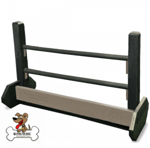 Adjustable Jump Hurdle Nutmeg 2 Rungs Sz - Dog Park Fitness Adjustable Jump Hurdle Nutmeg 2 Rungs Sz