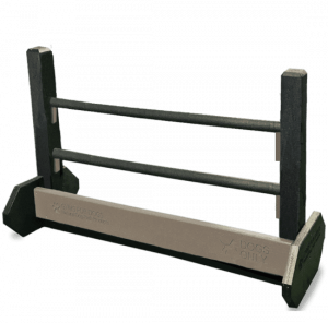 adjustable jump hurdle nutmeg 2 rungs sz 1 - Dog Park Fitness adjustable jump hurdle nutmeg 2 rungs sz 1